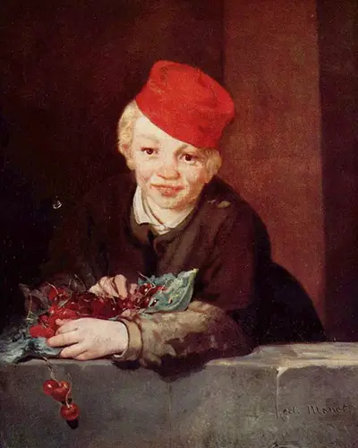 Boy with Cherries Edouard Manet